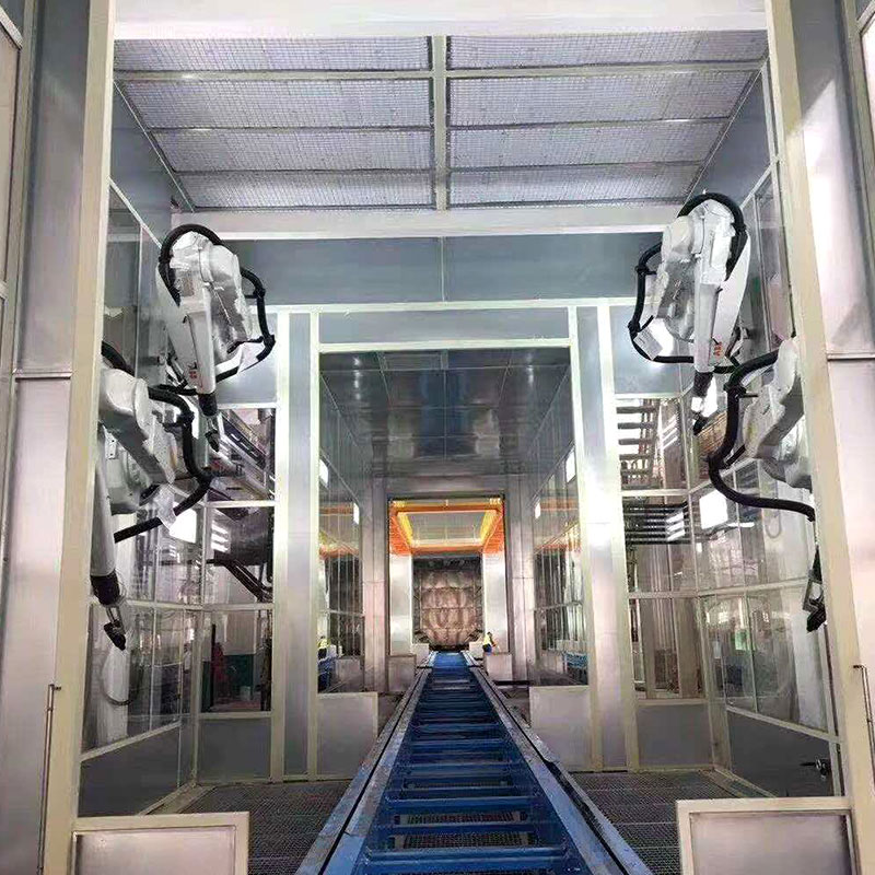 Cabina de pintura robótica automática