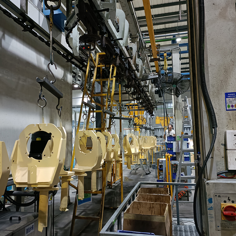 Línea de recubrimiento electroforético