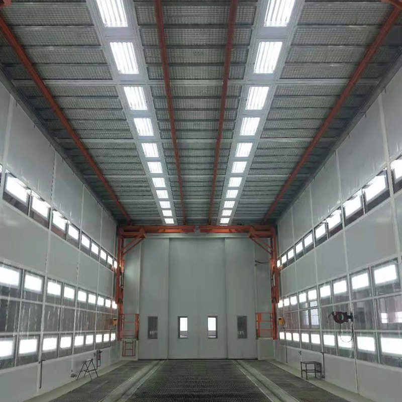Línea de pintura para carrocería de camión cisterna de granos