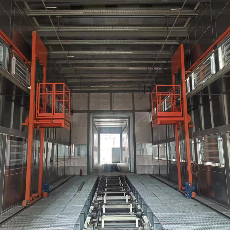Línea de pintura para carrocería de camión cisterna de granos