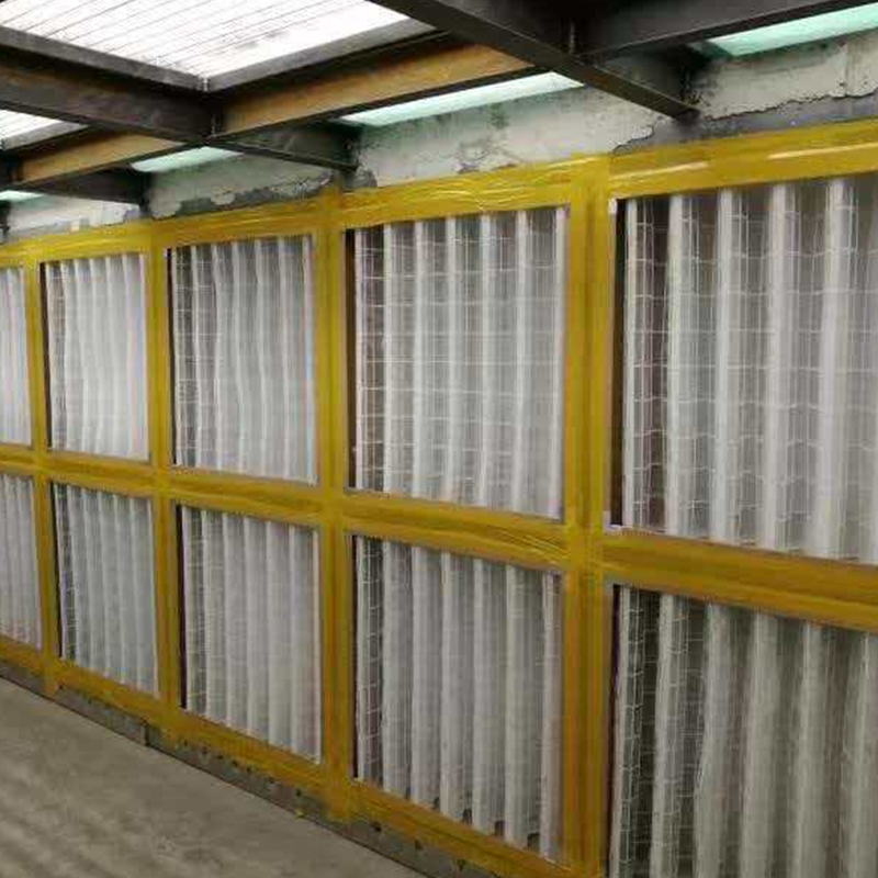 Filtro de caja de supresor de pintura de cartón para cabina de pintura en seco