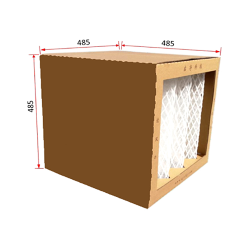 Filtro de caja de supresor de pintura de cartón para cabina de pintura en seco